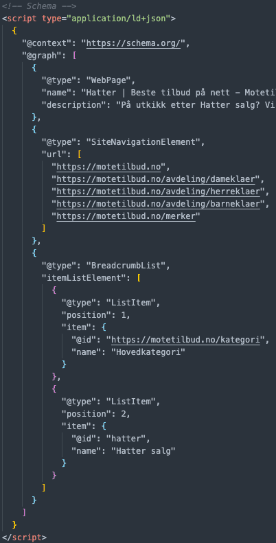 schema snippet example